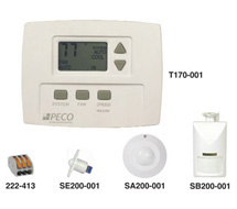 Fan Coil Thermostat with ADA-Compliant Digital Display T170 Series